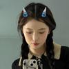 1 Pair Devil Horn Hair Clip For Halloween Cosplay Event Comfortable Resin Hair Decoration For Halloween Props