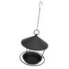 Wild Bird Feeder Iron Hanging Bird Feeder Simple Design Wide Opening Easy Clean for Outdoor Garden Patio
