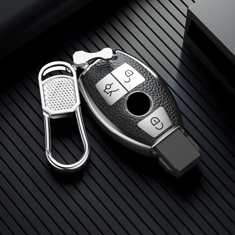 Tpu Leather Auto Car Key Case Cover Shell Fob For Mercedes Benz A C E S G Class Gla Cla Glk Glc Cls W204 W463 W176 W251 W205 Amg