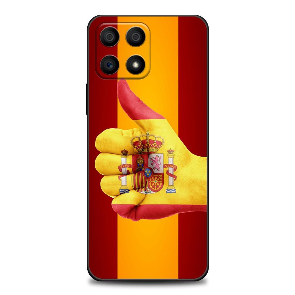 ESPANA Spanish Spain Flag Phone Case For Honor 50 30 10 Lite 30i 20 20e 9A 9C 9X Pro 8X Nava 8i 9 Y60 Cover Soft Silicone Cases