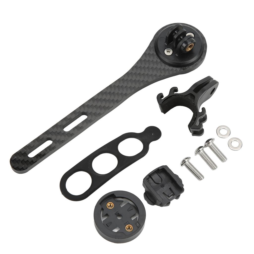 Bike Computer Holder Integrated Handlebar Stem Carbon Fiber Aluminium Alloy Bicycle Computer Mount