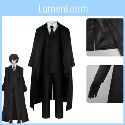 Bungo Stray Dogs Dazai Osamu Costume Cosplay Outfit Halloween Natale Completo