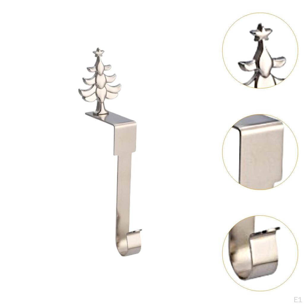 Christmas Stocking Holder Metal Hook for Living Room and Bar