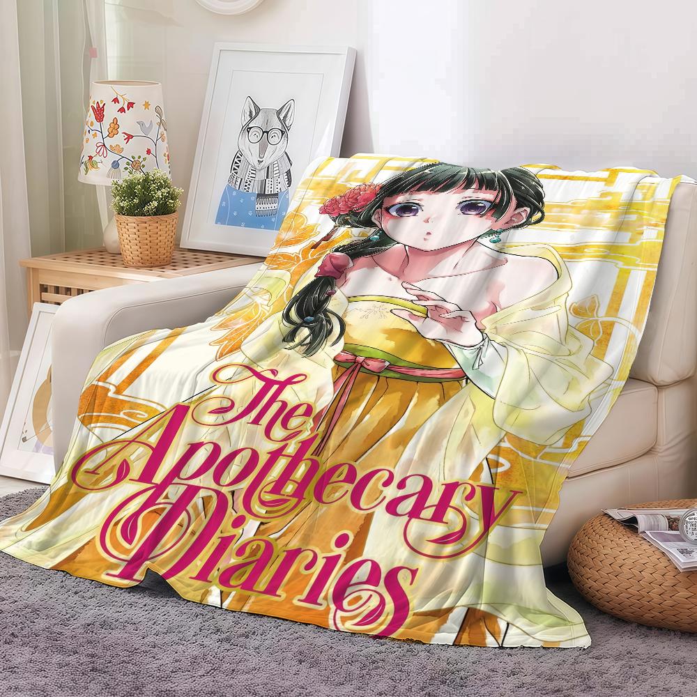 Anime The Apothecary Diaries Decke Weich und Hautfreundlich für Sofa Bett Nickerchen Tagesdecke Ganzjahresdecke