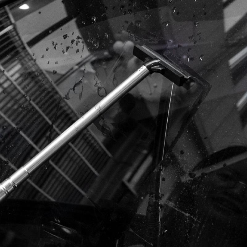 Retractable Car Mirror Wiper Steel Blade Strong Windshield Cleaner Auto Side Window Wiper Device for Rain Dust Removal