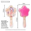 Pentagram Cartoon Magic Comb: Transparent, Anti-Tangle, Portable Hair Smoothing Comb for Kids