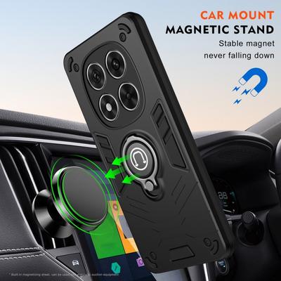 For Xiaomi Redmi Note 14 Pro Plus Magnetic Finger Ring Holder Military Protective Case