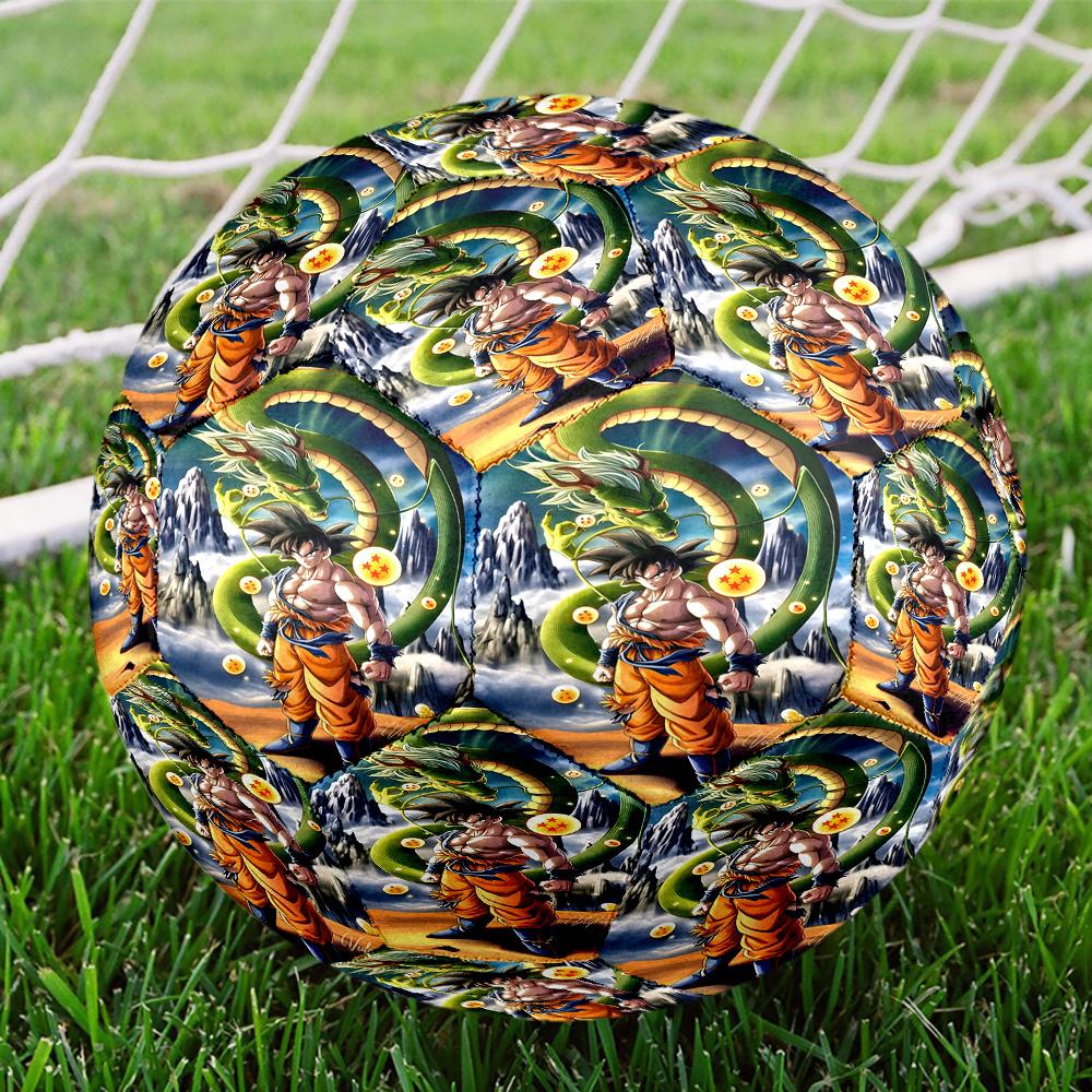 DRAGON BALL Print Size 5 Soccer Ball, Standard Match Football for Sports Game and Team Practice, Ideal Gift for Soccer Fans