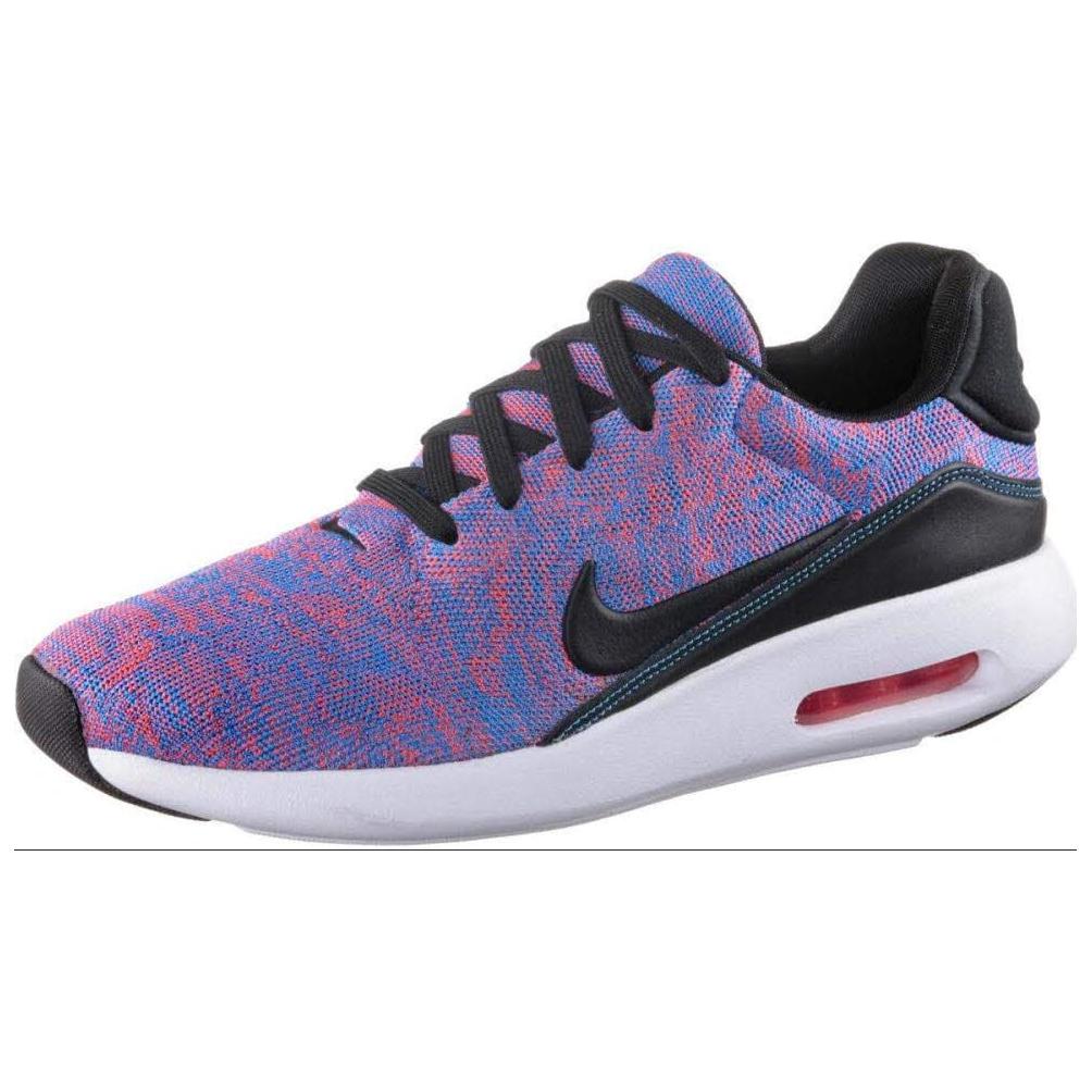 Nike Air Max Modern Flyknit Photo Blue Unisex Sneakers Black-Bright-Crimson-White 876066-401
