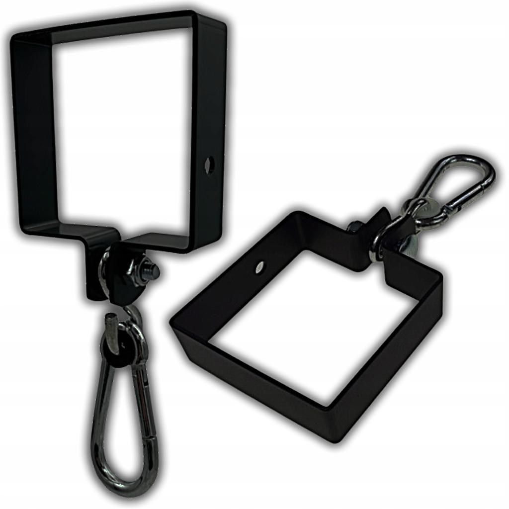 Mounting Bracket Swing Mounting Square Clamp 140x140 Black