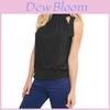 Elegant Women Sleeveless Lotus Chiffon Shirt Exuding Timeless Style For Office Wear