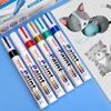 Colorful Permanent Paint Marker 9/1 Pcs Waterproof Markers DIY Graffiti Sketching Paint Pens For Tire Tread Rubber Metal Rock