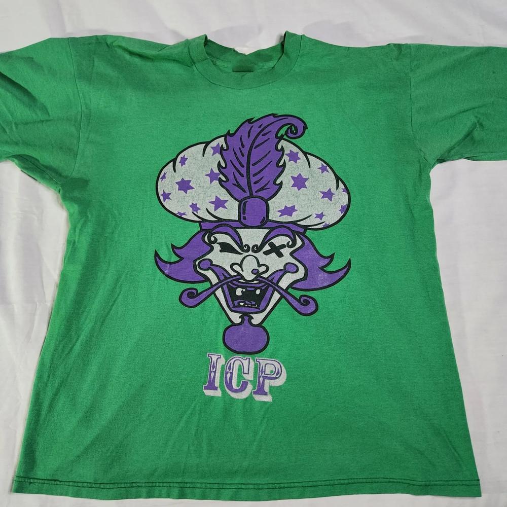 Винтажная футболка ICP Insane Clown Posse Great Shirt Xmas SG251 Унисекс XXXXL