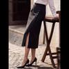 Basic House Women's High-Waist A-Line Pencil Skirt