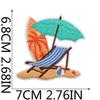 Leisure Vacation Embroidery Cloth Sticker Beach Surf Patch Sticker Bag Decoration Wave Beach Car Computer Embroidery Chapter Boy