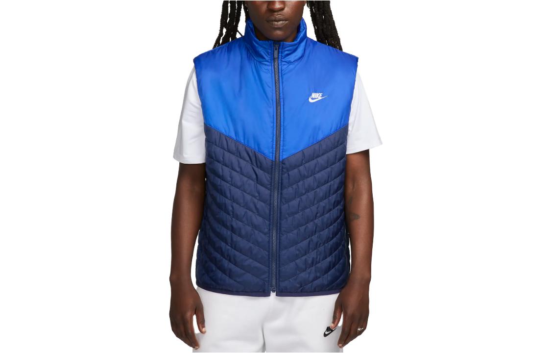 Nike Vests Men s Blue Stand Collar Moderate Other FB8202-410 XXL