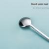 304 Stainless Steel Round Stirring Spoons (2-Pack)