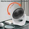 Usb Desktop Fan - Adjustable Speed Rotating Head