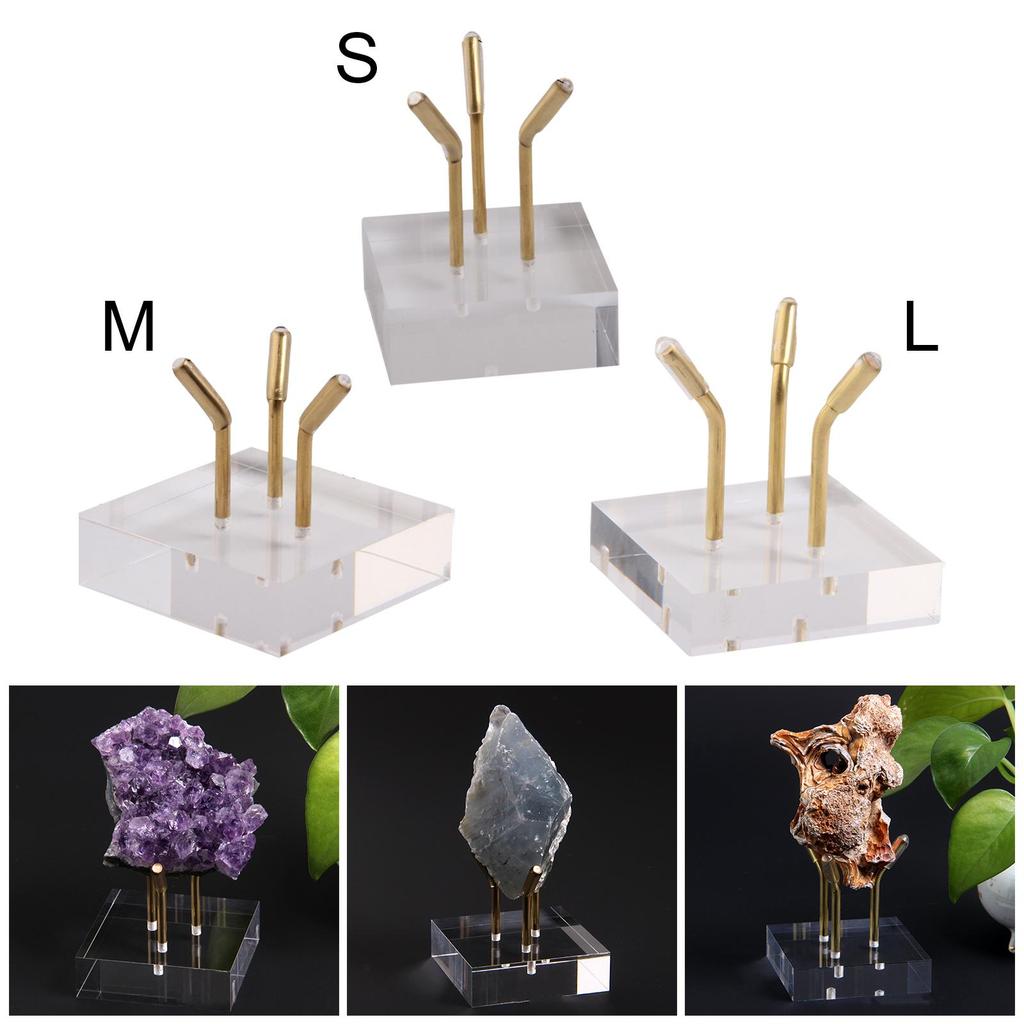 Durable Acrylic Display Holder Rack Support Collectibles Metal Arm Display Easel