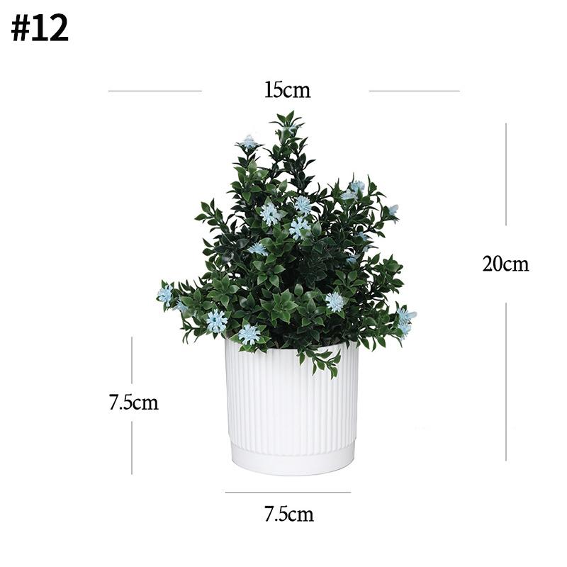 Fake Plant Potted Workspace Table Accessorie Wedding Accessorie Artificial Flower Ornament Household Decoration Room Desktop Decor