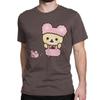 Novelty Rilakkuma Korilakkuma T-Shirts Unisex Wo Unisex Crewneck 100% Cotton T Shirt Short Sleeve Tee Shirt Plus Size Clothing