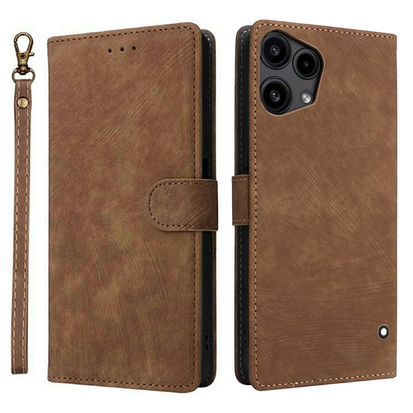 

For Nothing Phone (3a) Lite 5G Case Wallet RFID Blocking PU Leather Phone Cover Stand with Strap