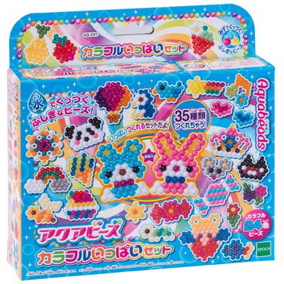 Aquabeads Bead Set ST Mark Ages 6 and Crafting EPOCH (Sold Separately) [Colorful Set] AQ-247 Certified, Up, Water-Based, Toy, Aquabeads,