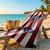 Atletico Madrid Personalized Text Beach Towel Super Soft Microfiber Quickdry Fabric