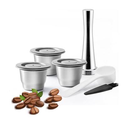 Capsule reutilizabile pentru Nespresso, capsule reutilizabile din oțel inoxidabil, filtre de cafea Crema Espresso, capsule reutilizabile, accesorii pentru cafea