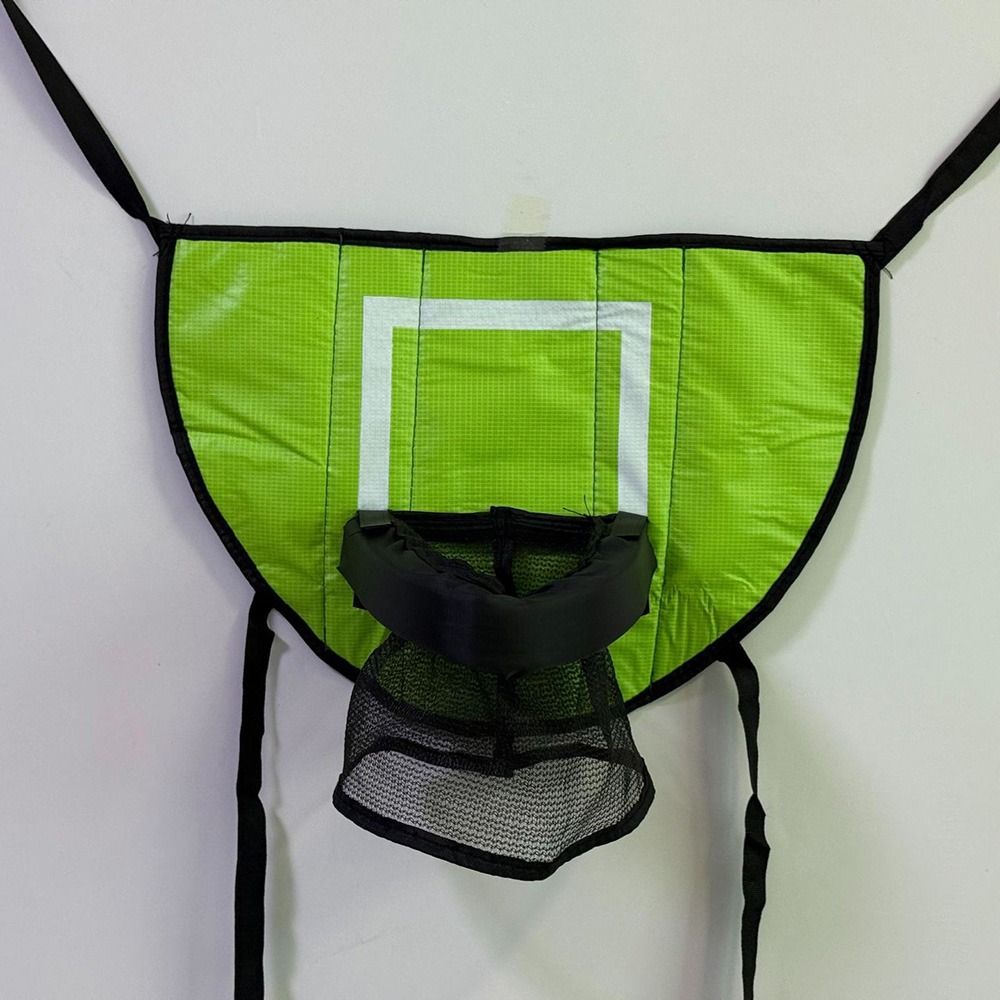 Safety Trampoline Basketball Hoop Kit Foldable Portable Basketball Hoop Toys  Indoor Outdoor