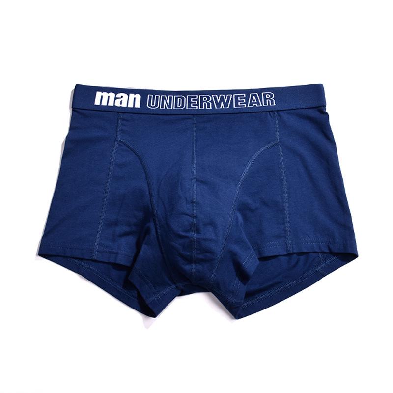 Men's Pure Cotton Mid-Waist Loose Boxer Briefs - Comfortable, Breathable, Plus Size Trunks (Long)