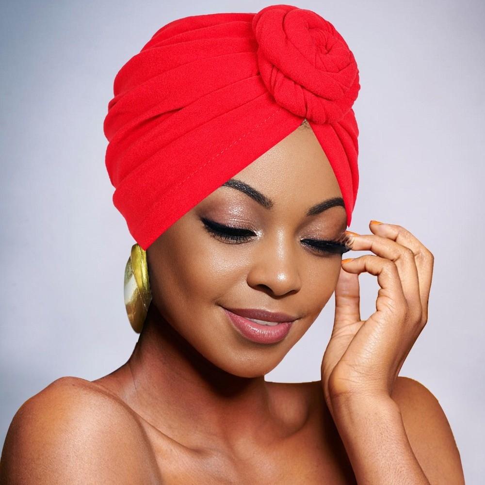 Elastic Twist Knot Turban Hat Wrap Style Islamic Headband Fashion Cancer Chemo Hat  Women Headwear