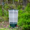 Telescopic Hanging Bird Feeder Transparent Plastic Bird Water Dispenser Large Capacity Hummingbird Feeder Outdoor Decoration