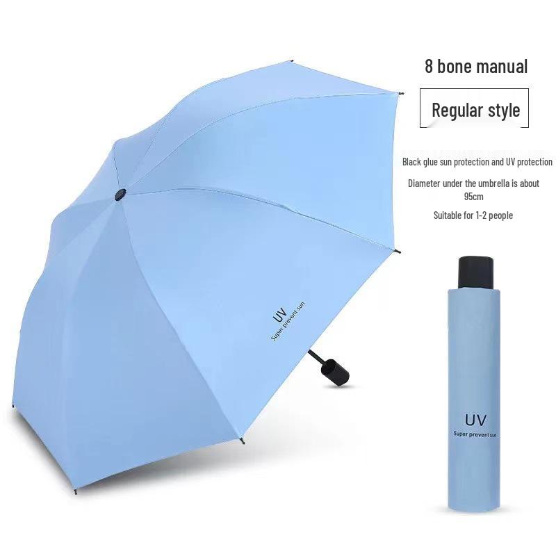 

Large Windproof Folding Umbrella for Men & Women - 12-Bone Design, Sun & Rain Protection, Manual, Fits Three People
