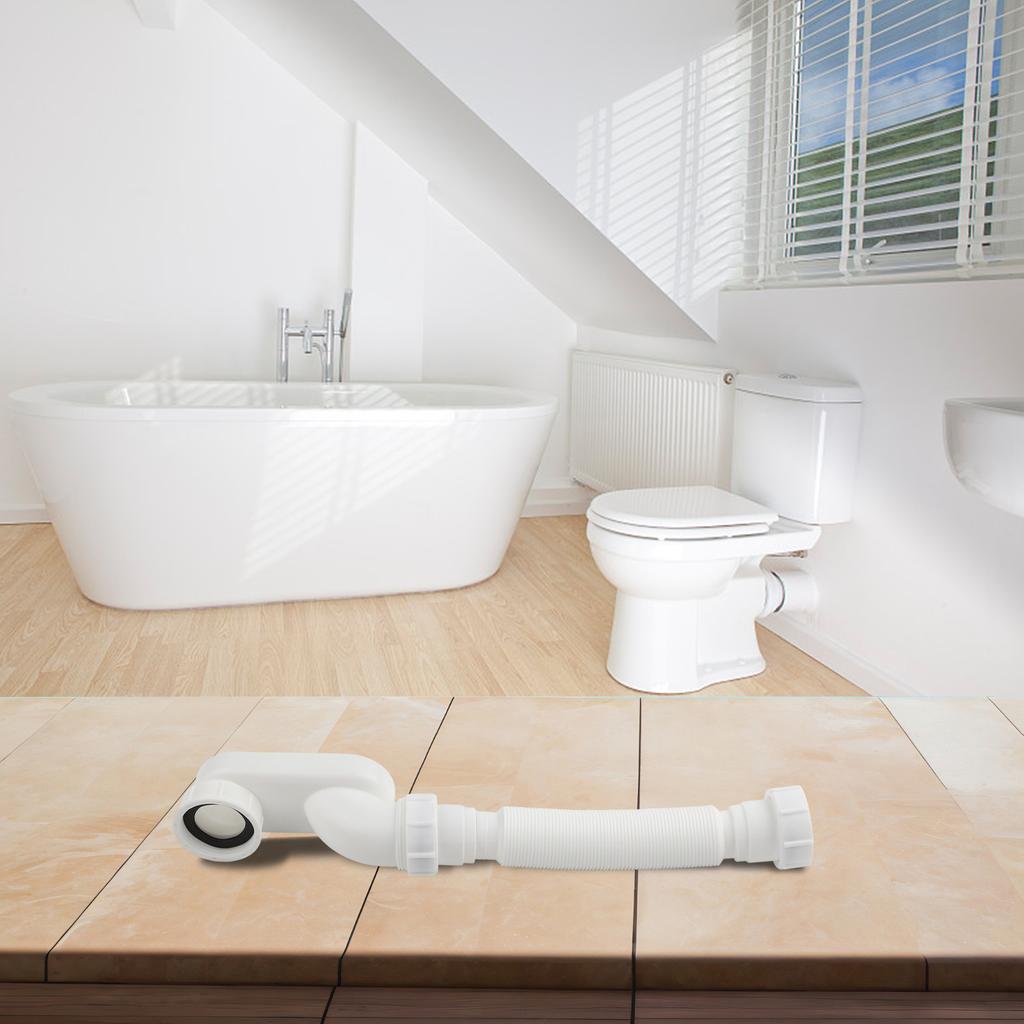 Adapts To Various Drain Alignments Effective Drainage Solution Easy Installation Bathtub Drain Flexible Rubber Material
