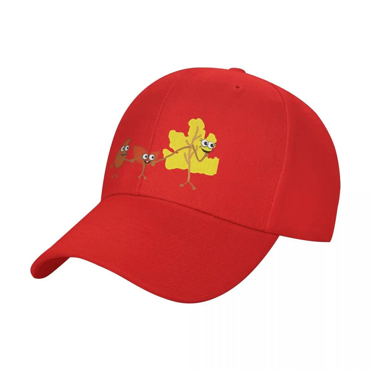 Family of Leaves Baseball Cap Streetwear Luxury man cap fishing caps man Golf Wear Golf Women Mens