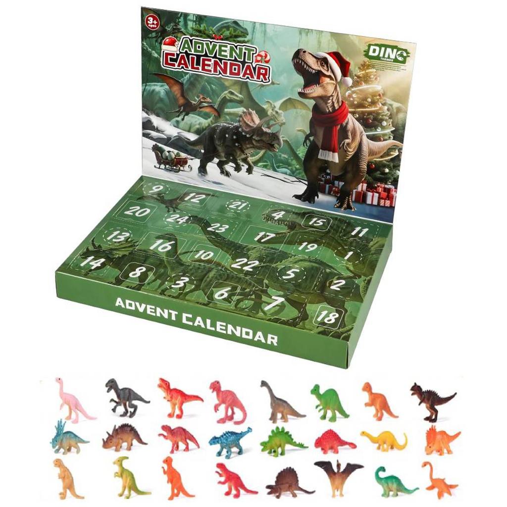 Dinosaur Advent Calendar 2025 Dinosaur Toys Christmas Advent Calendar Xmas Gifts for Boys Girls Toddlers