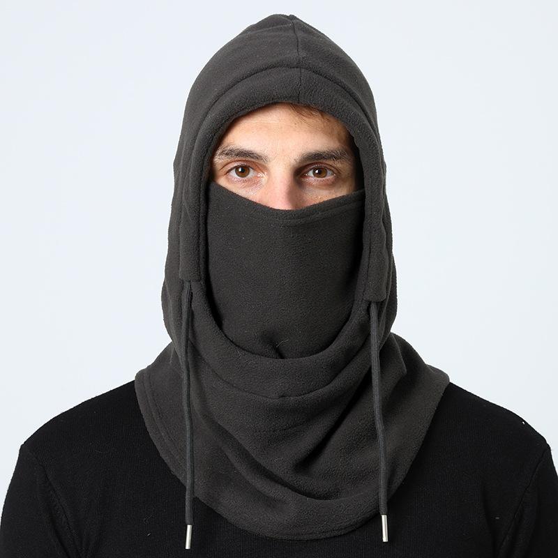 Winter Thermal Fleece Hat Hooded Outdoor Windproof Ski Mask for Outdoor Cycling in Cold Weather Neck Warm Windproof Hat