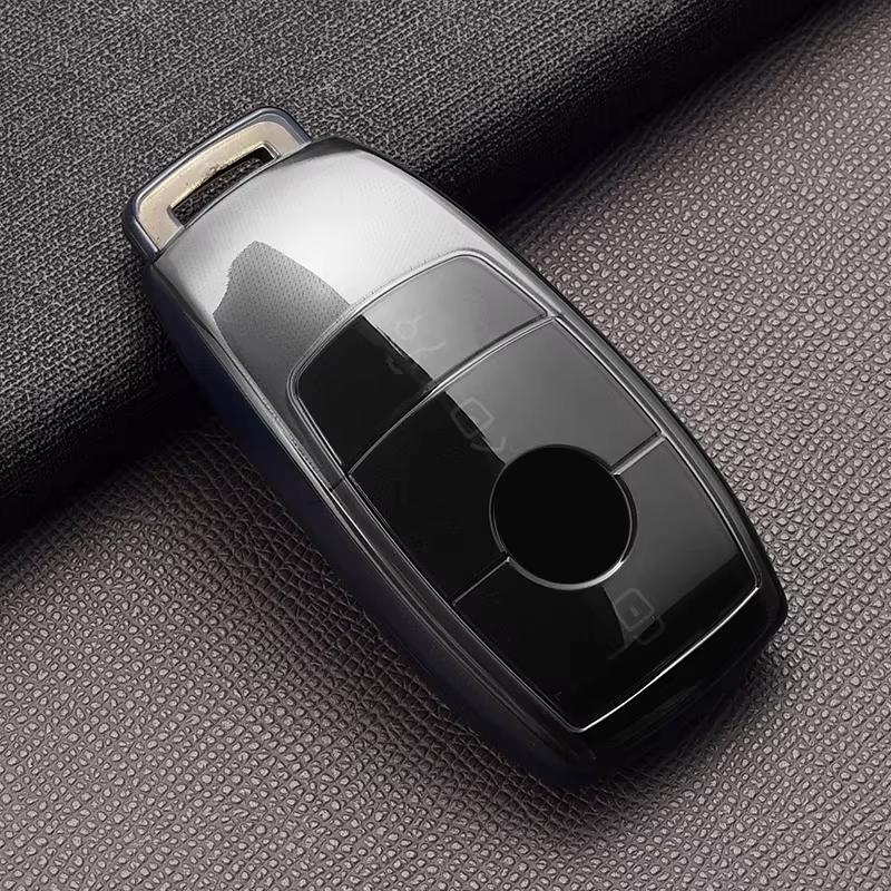 

Transparent Black Tpu For Mercedes Benz A C E S G Class Glc Cle Cla Glb Gls Gla W177 W205 W213 W222 S400 Car Key Case Cover Fob