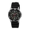 [Citizen Q&Q] Watch Cue and Cue 10 ATM Water Resistant Analog Solar Watch Urethane Strap Black Dial H950J002 Men's Black