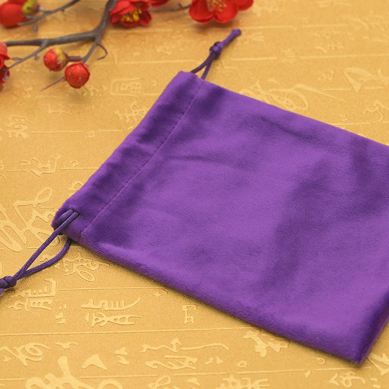 Thickened Velvet Drawstring Bag, Velvet Cloth Bag Super Soft Drawstring Bag Jewelry Packaging Bag