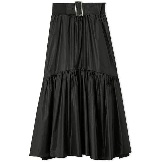 [Sneider] Belt-on gathered flare skirt SWFS245234 Women s