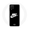 Case for Samsung Galaxy A42 5G Nike Logo White Background Black