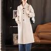 Oat Double-sided Wool Coat Women's Autumn and Winter New Small Lapel Single-breasted Medium and Long Woolen Coat