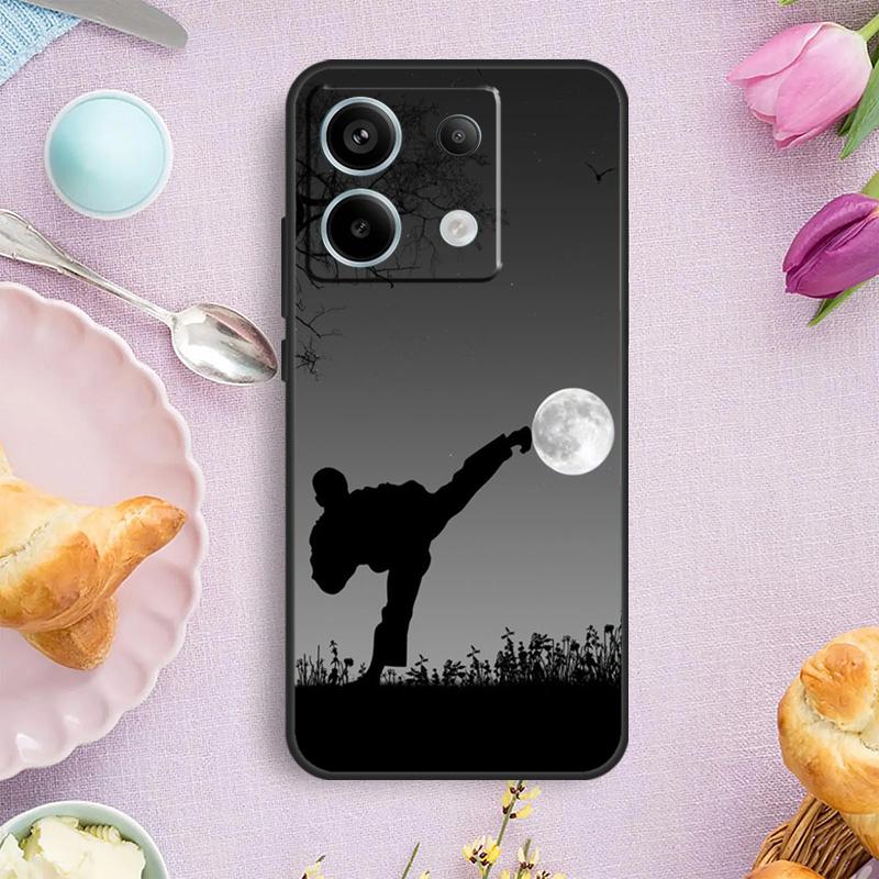 Kung Fu Karate Taekwondo Martial Case For Xiaomi Redmi Note 15 Pro Plus 10 11 12 13 14 Pro Cover For Redmi 14C 15C 12C 10C 13C