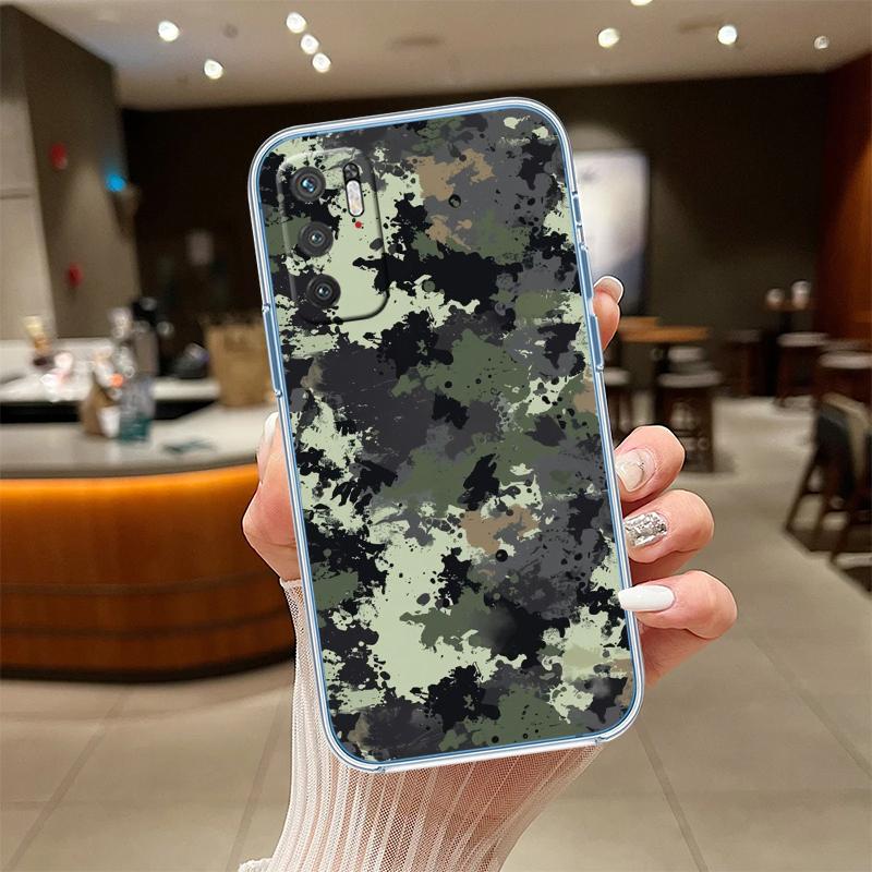 

UP18 Camouflage Transparent Phone Case for Motorola Moto G40 G04 G05 One Ace Action Fusion + Plus Hyper Macro Vision Zoom Motorola One Fusion+