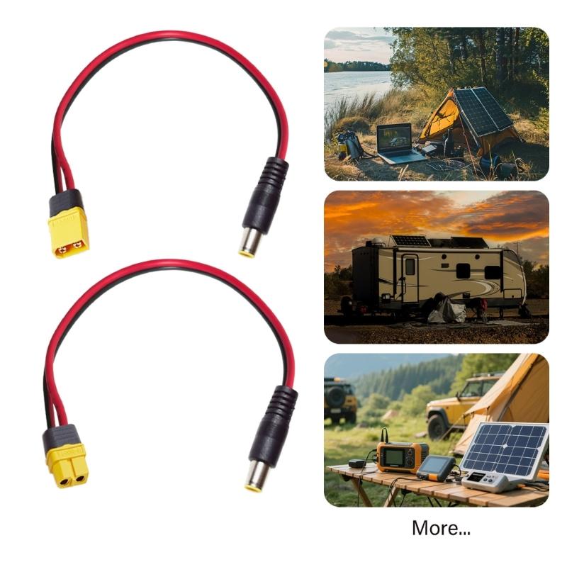 14AWG DC7909 Male Adapter Cable 30Cm/100Cm Power Supply Cord For Portable Power Station Solar Panel Connection