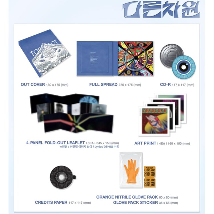 T.O.P (CHOI SEUNG HYUN) [TOP SPOT - ANOTHER DIMENSION] 1st ALBUM