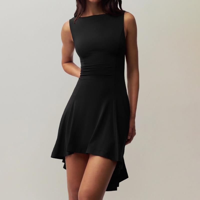 Women's Slim-fit Sexy Spice One-line Collar Dress