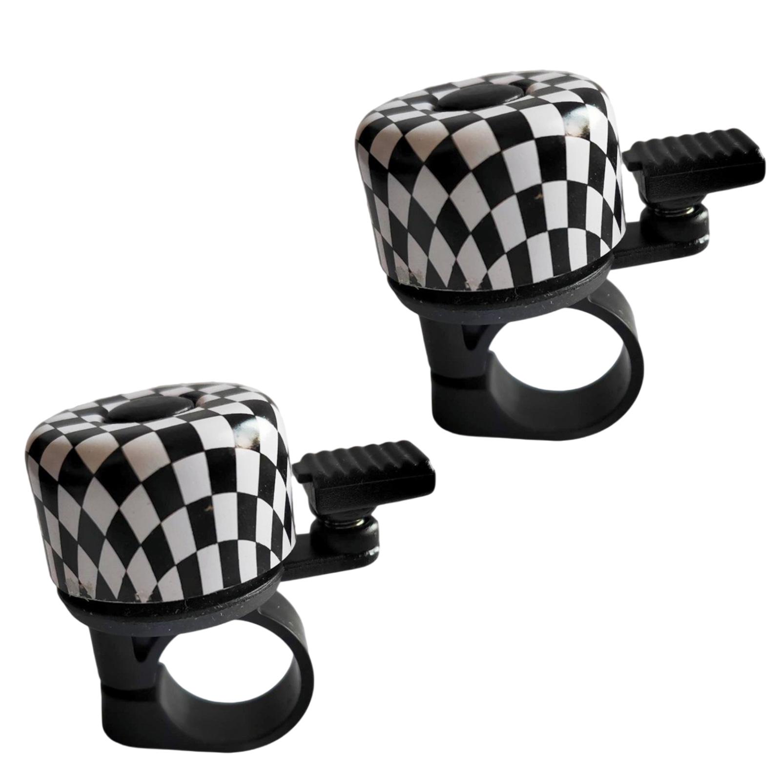 

2Pcs Adjustable Universal Bike Ring Bells Cycling Ringing Horn Mountain Bike Ring Bells Handlebar Loud Crisps Bike Bells 2